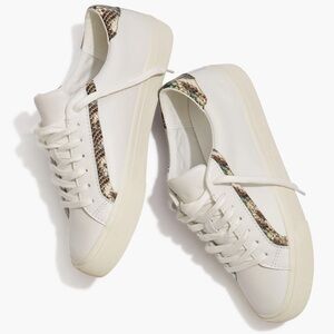 Madewell Women's Sneakers Size 9 White Leather Low Tops Casual Comfort